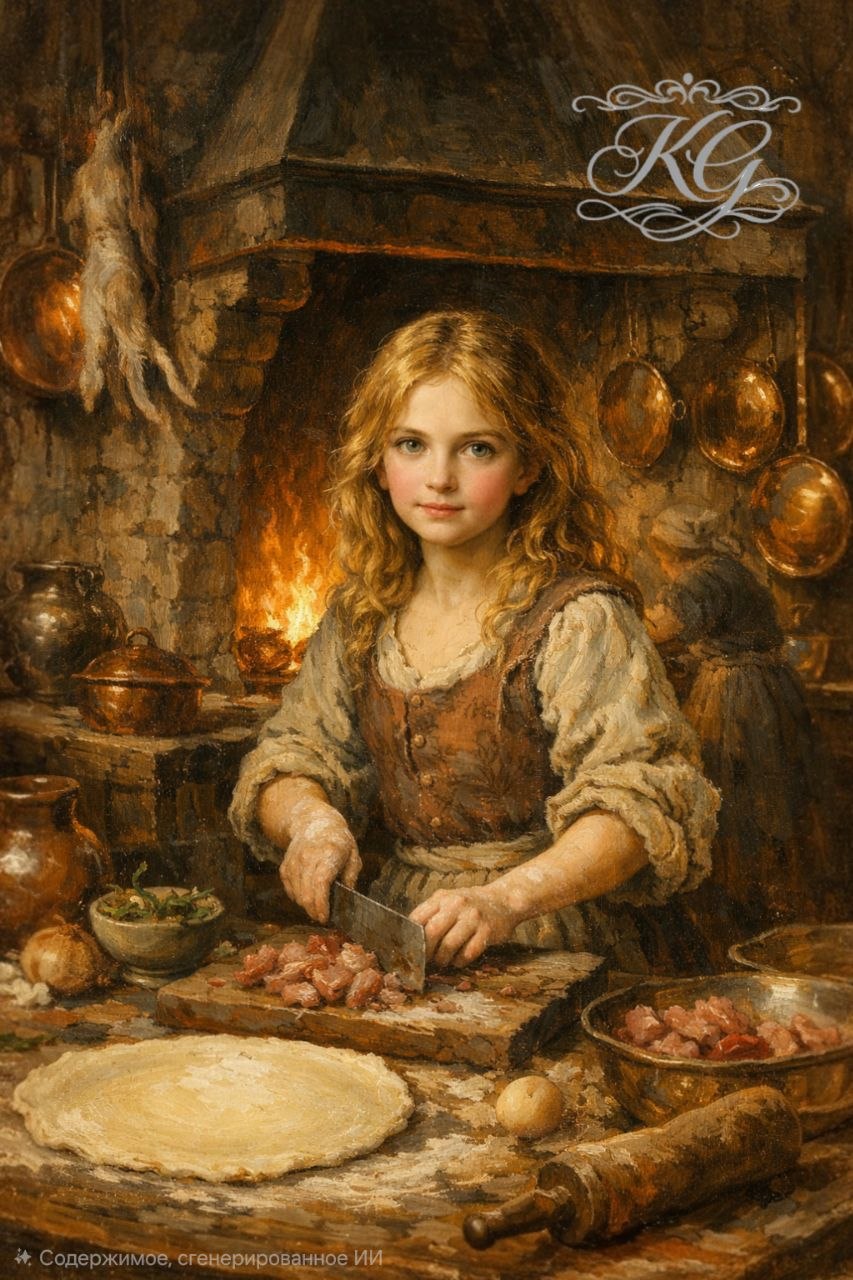 Анжелика на кухне Монтелу