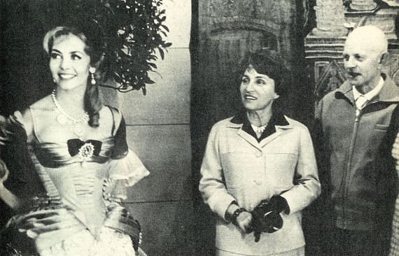 Анн и Серж Голон впервые на съемках фильма по мотивам романа «Анжелика»
