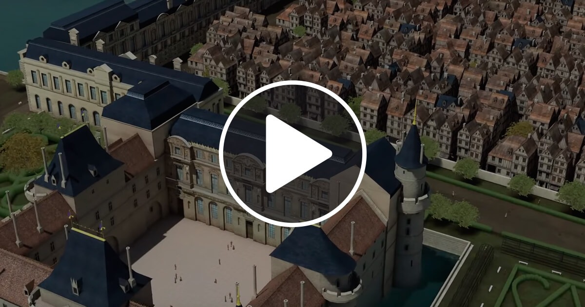 Париж 3D: от античности до наших дней (видео)