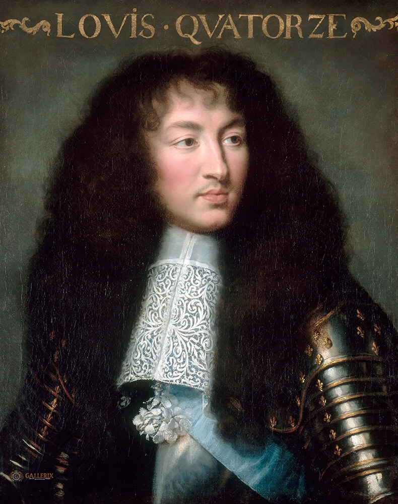Портрет Людовика XIV, короля Франции и Наварры. 1662г. (Шарль Лебрен)