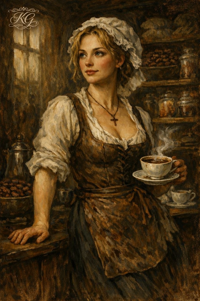 Анжелика в таверне